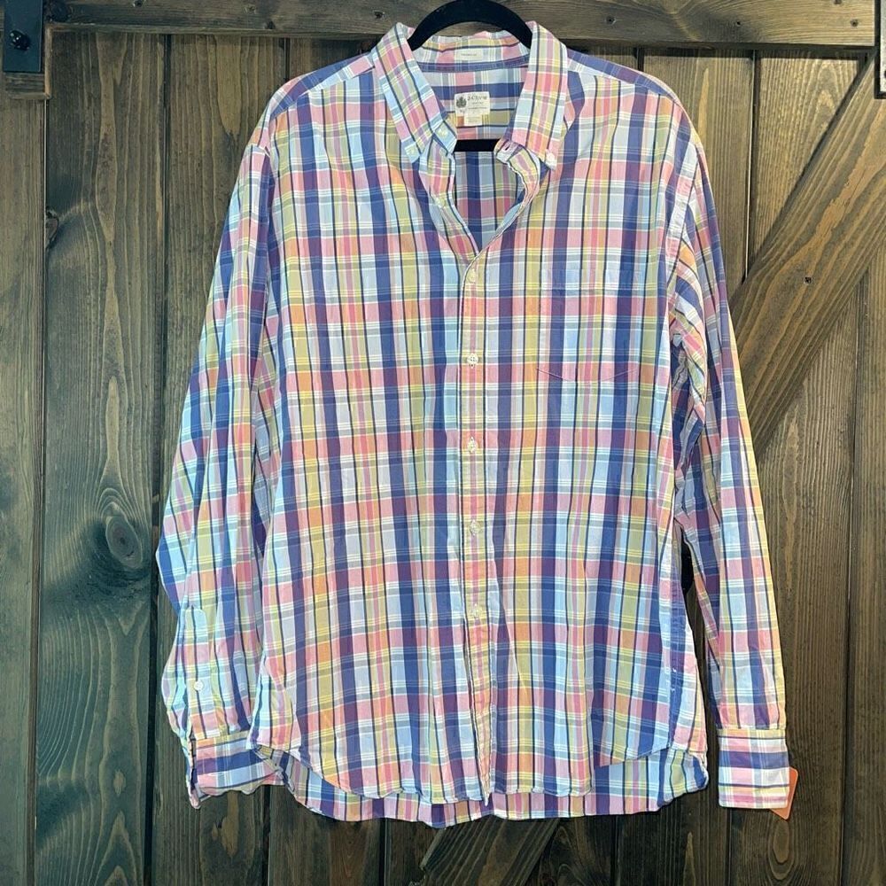J.Crew Plaid Shirt Tailored Fit 